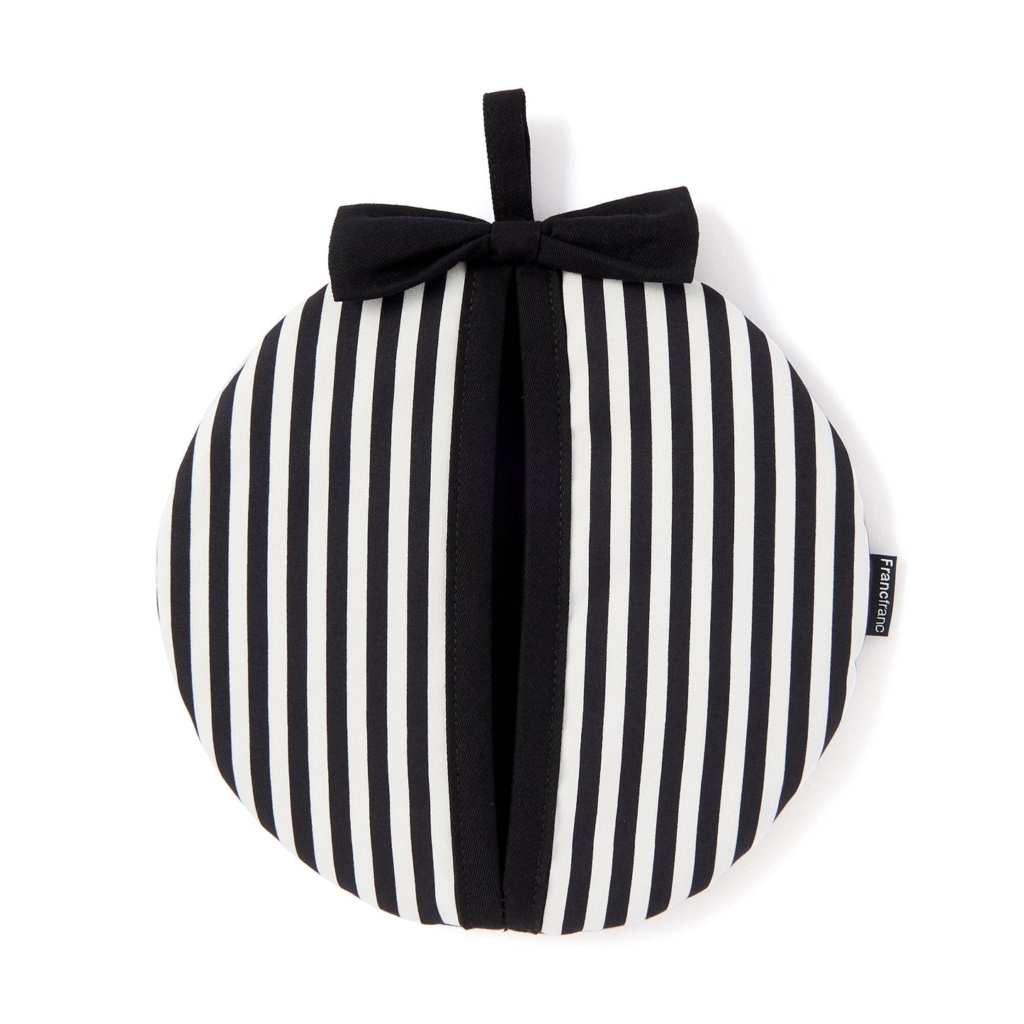 Stripe Ribbon Pot Holder Black