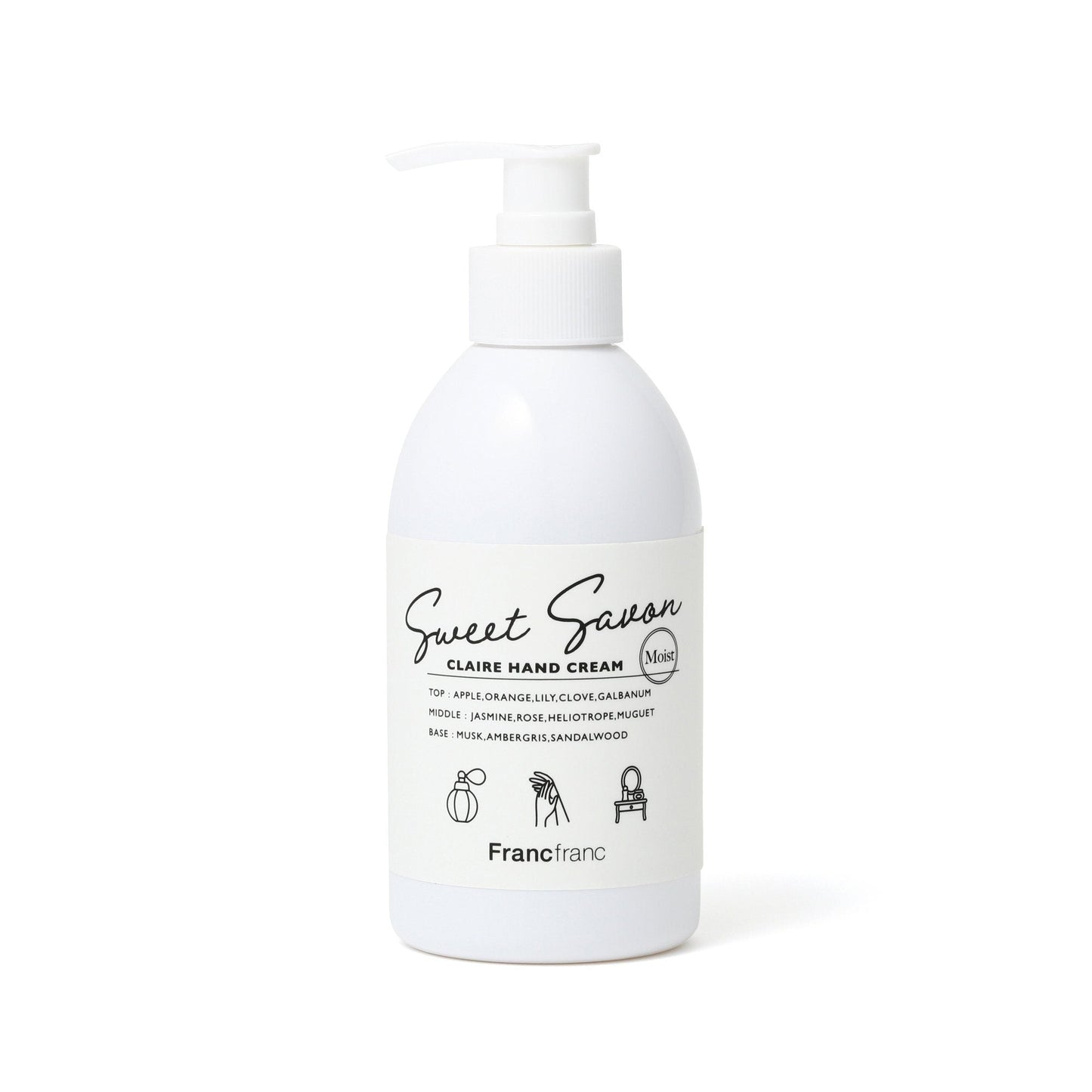 Claire Hand Cream Medium White