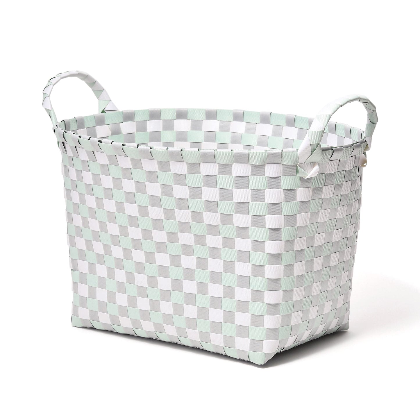 Color Band Basket Gray