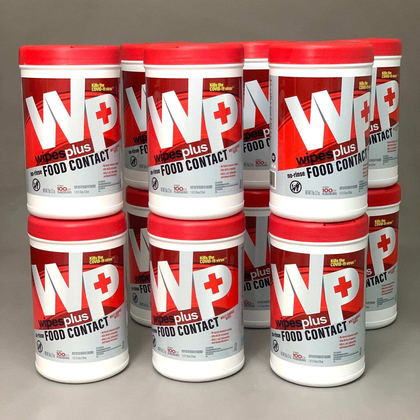 PROGRESSIVE PRODUCTS 12-PACK! 100 ct Disinfectant wipes (1200 wipes) (New)