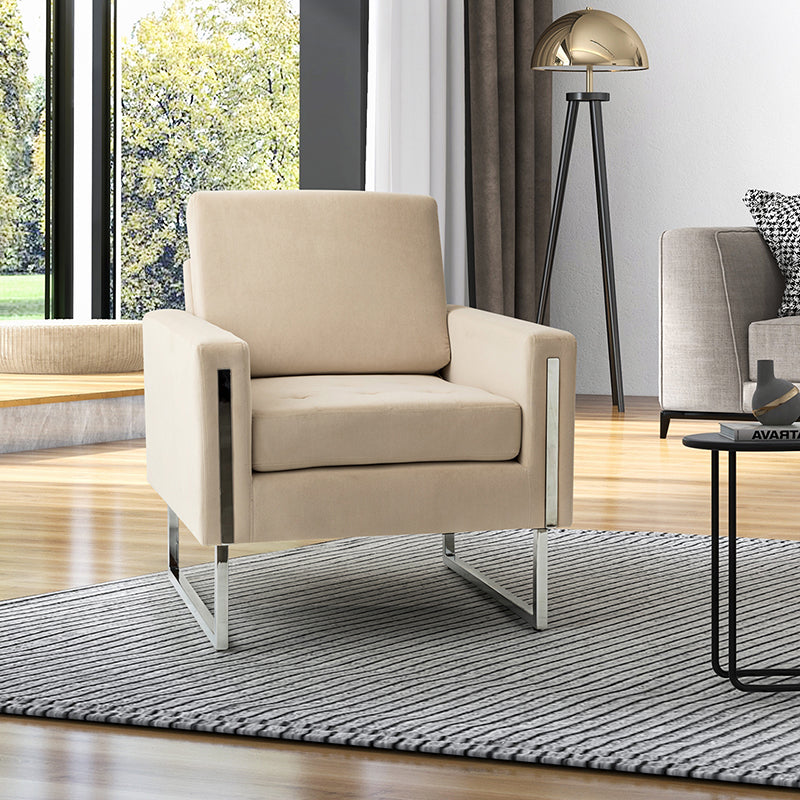 Chariclo Velvet Club Armchair