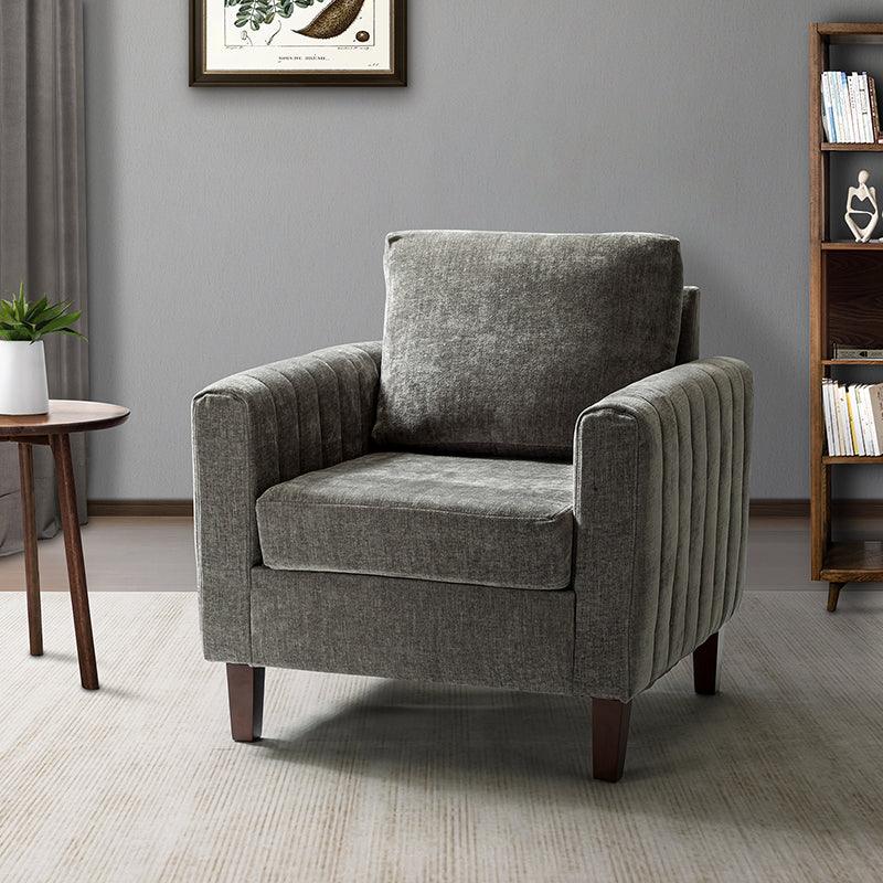 Luca Square Armed Club Chair - Hulala Home