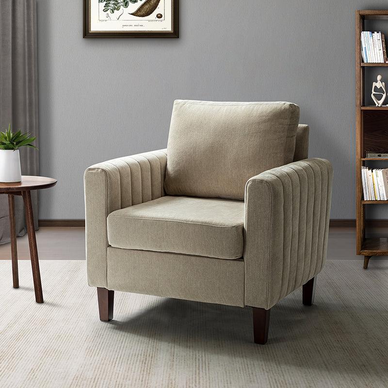 Luca Square Armed Club Chair - Hulala Home