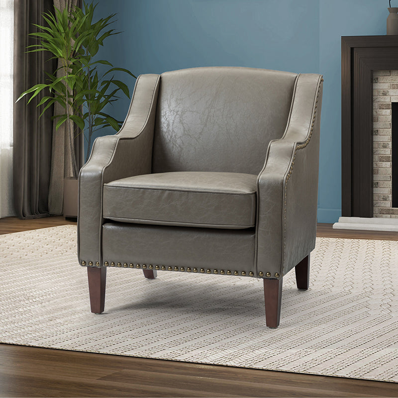 Phorcynis Vegan Leather Armchair