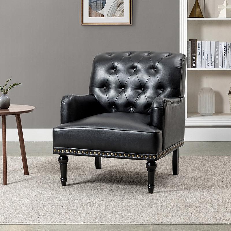 Santuzza Vegan Leather Armchair - Hulala Home