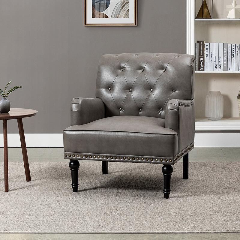 Santuzza Vegan Leather Armchair - Hulala Home