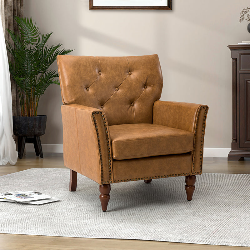 Klaus Vegan Leather Armchair