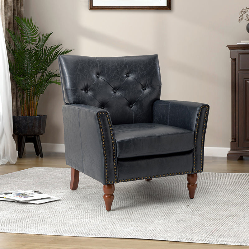 Klaus Vegan Leather Armchair