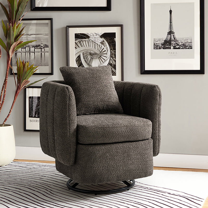 Colin Swivel barrel Chair