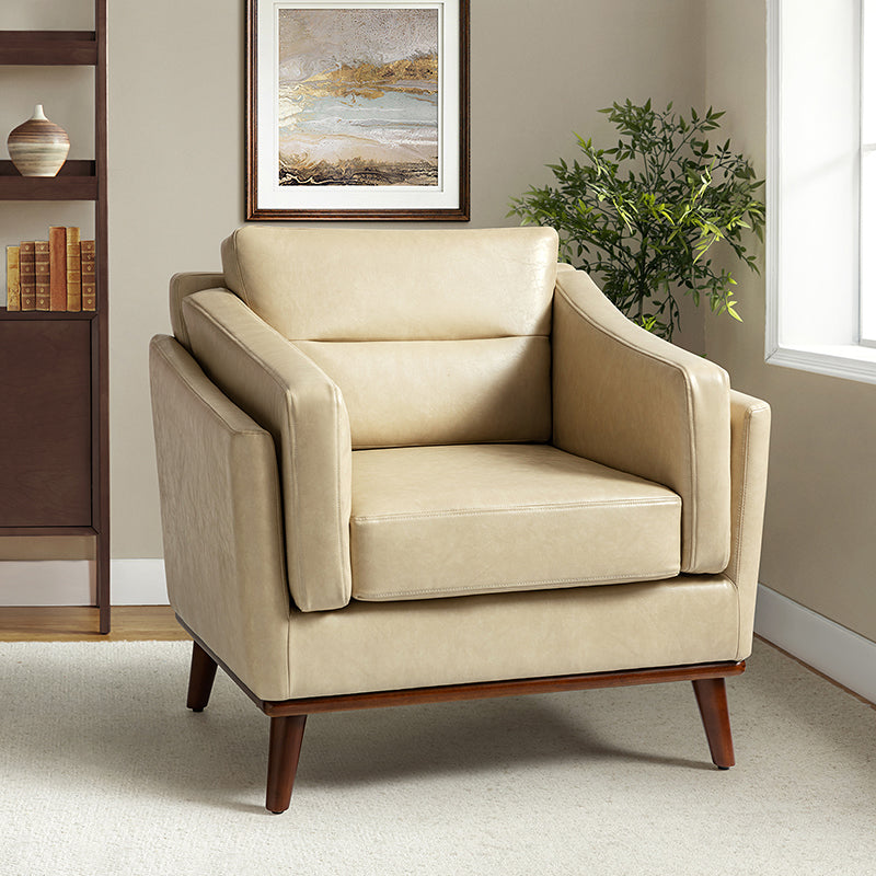 Abraham Vegan Leather Armchair
