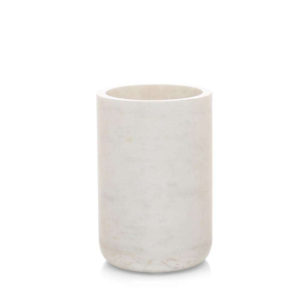 White Marble Medium Holder / Bottle Chiller