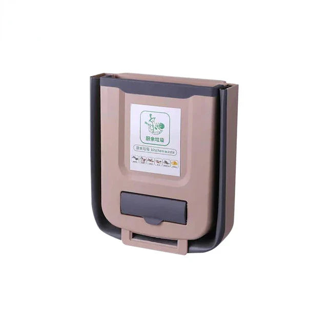 Kitchen Wall-mounted Folding Trash | Kitchen Trash Storage Cabinet Kitchen