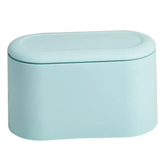 Mini Trash Box Desktop Cans Practical Waste Bins With Lid Household Office Clean Trash Desk Gift|Waste Bins|
