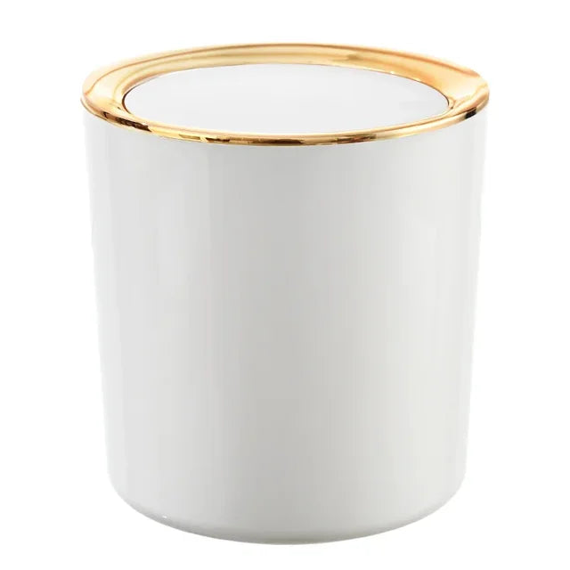 Plastic Home Dustbins Sundries Desktop Supplies Barrel Garbage Office Box Trash Waste Table Bins Can Mini Small Basket