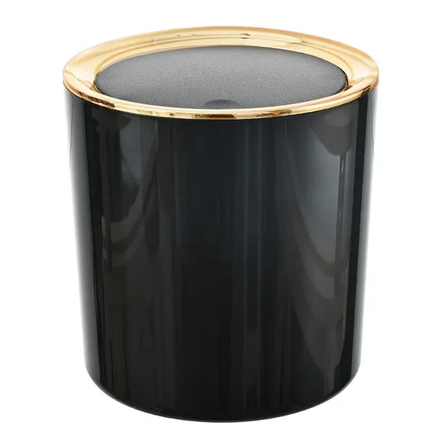 Plastic Home Dustbins Sundries Desktop Supplies Barrel Garbage Office Box Trash Waste Table Bins Can Mini Small Basket