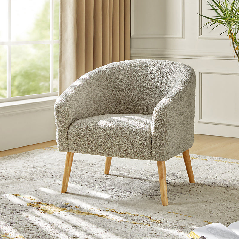 Rita 30'' Wide Boucle Armchair