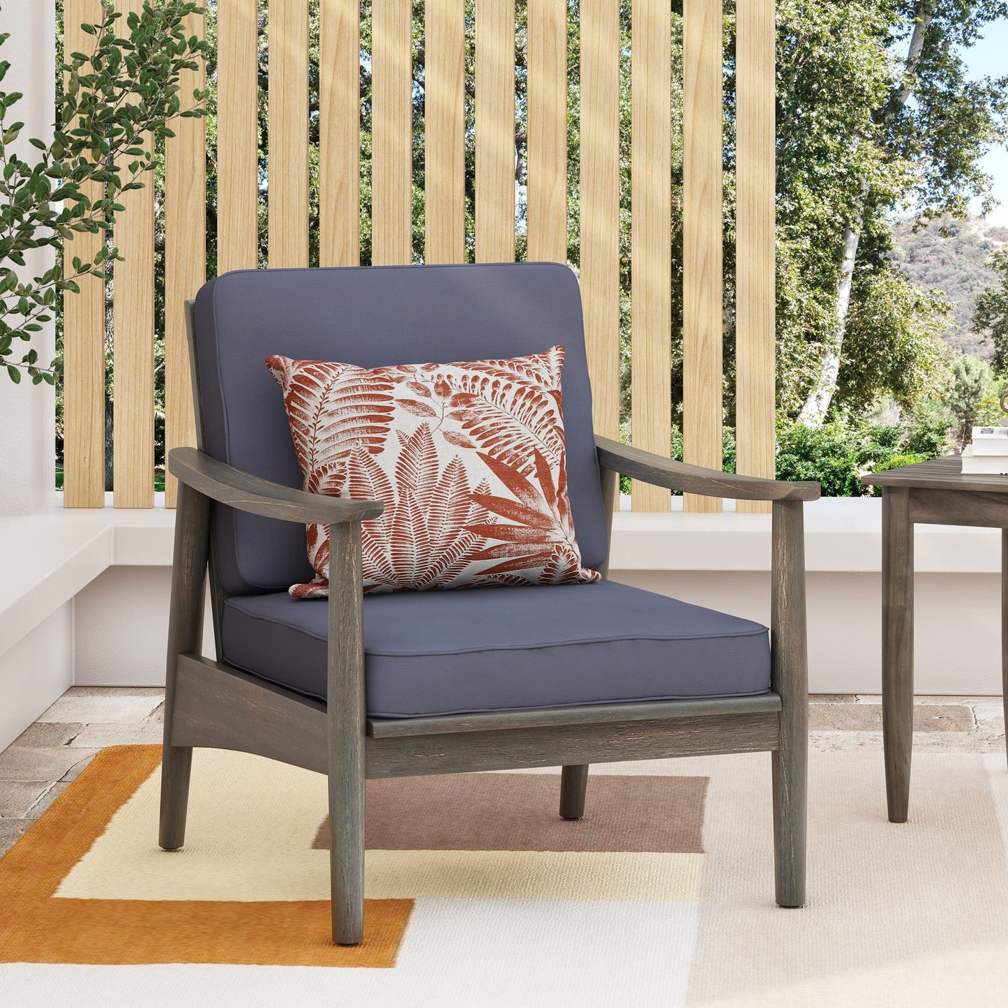 Willowbrook Club Chair - Dark Gray