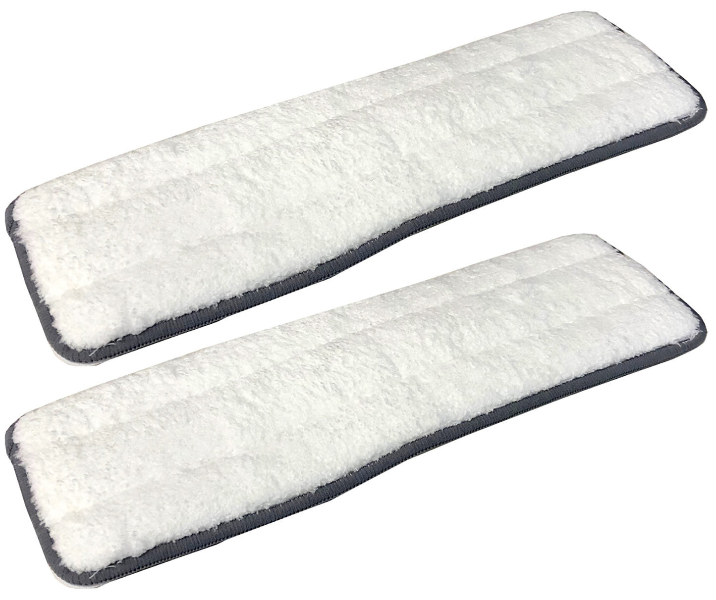 Cleantec Magic Flat Mop Microfiber Machine Washable Refill Pads, 2 Count (Pack of 2)