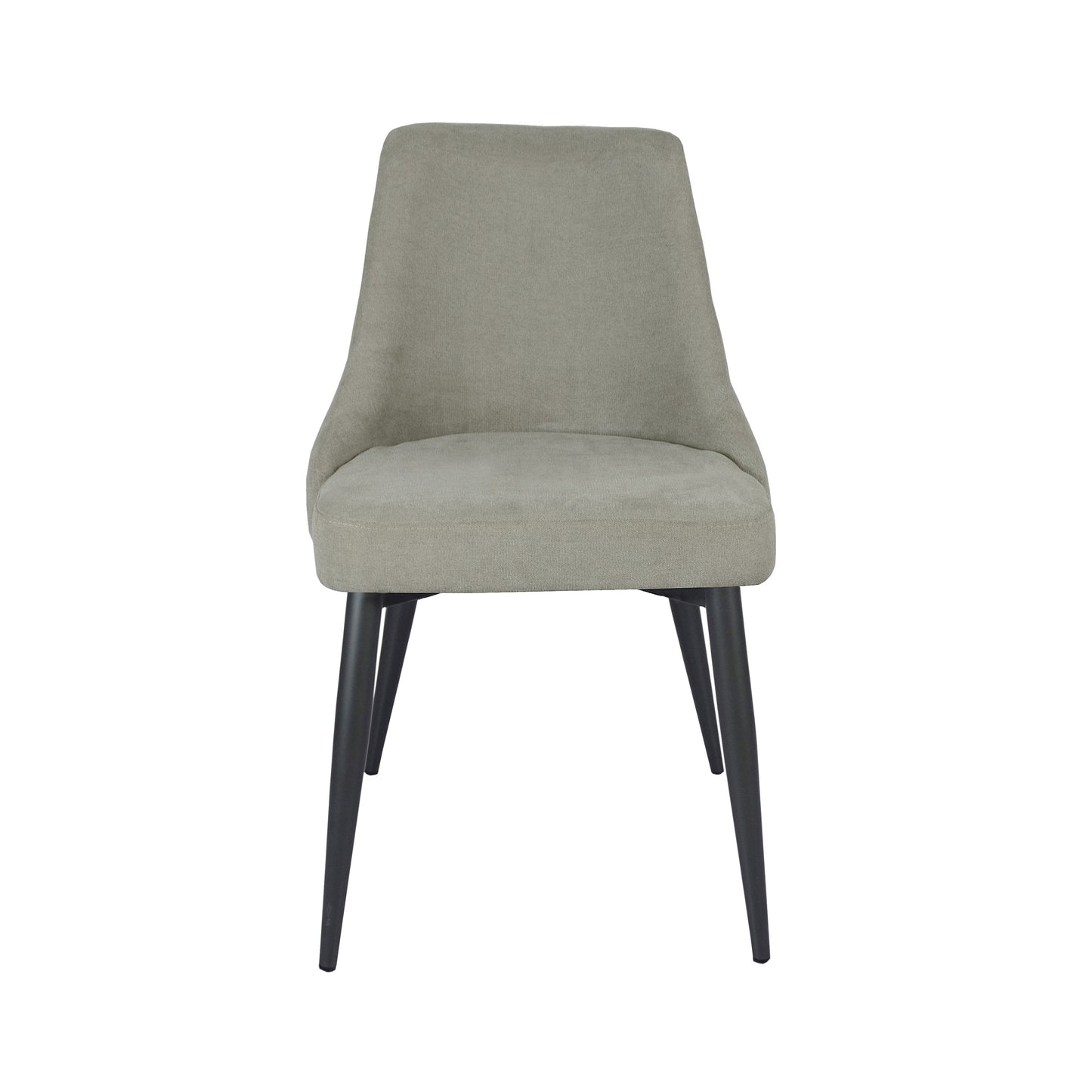 Valora 2 Light Grey Curved Back Side Chairs