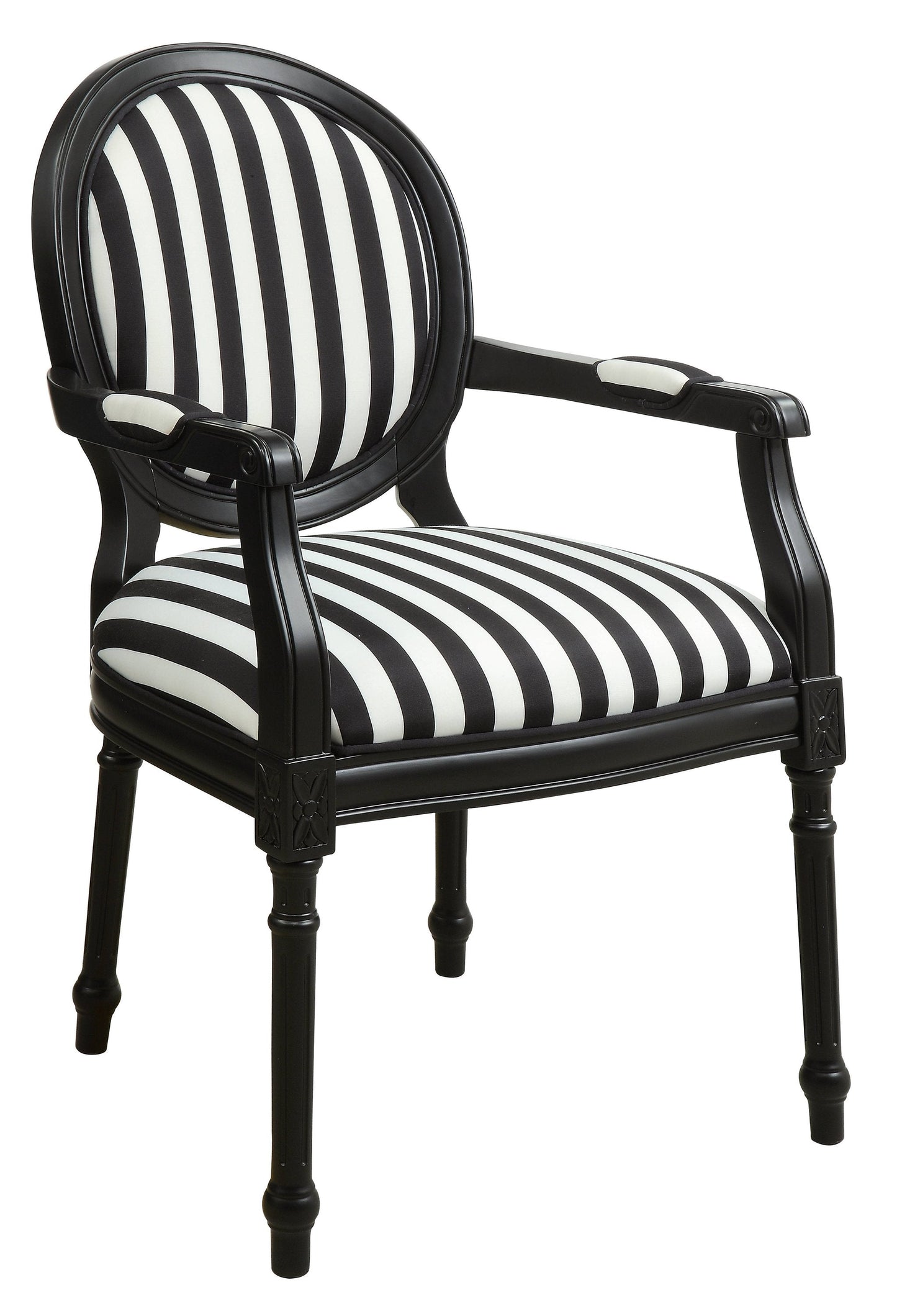 Perry Black Accent Chair