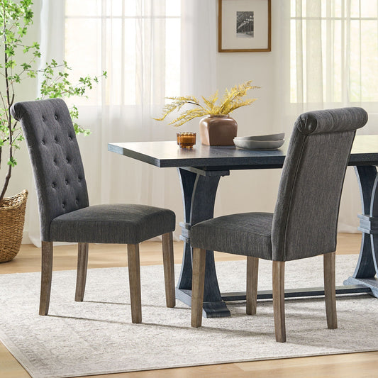 Nh-Cloudhouse - Dining Chair - Charcoal - Velvet