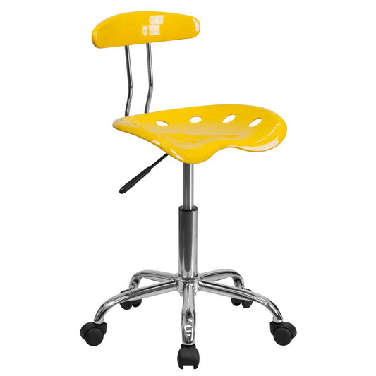 Swivel Task Chair | Adjustable Swivel Chair for Desk and Office with Tractor Seat