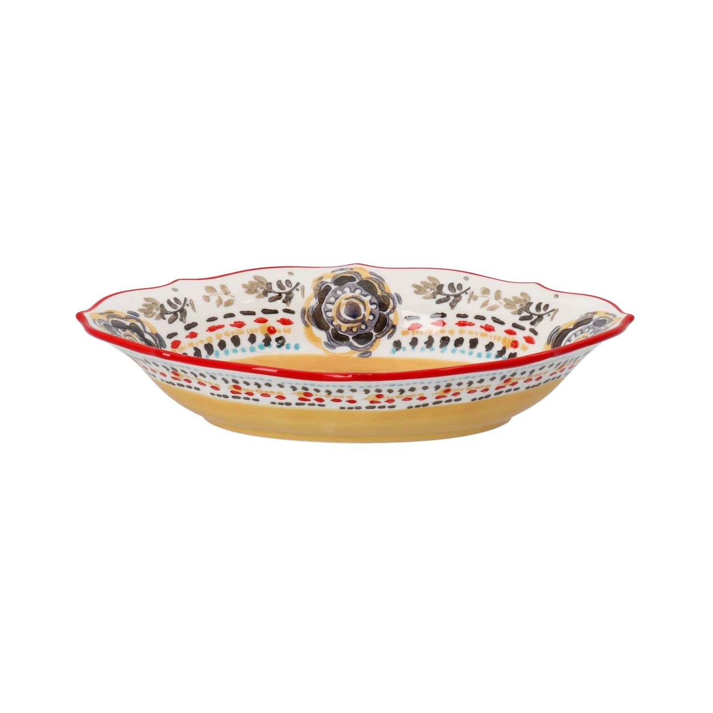 Verano Oval Plate A Yellow