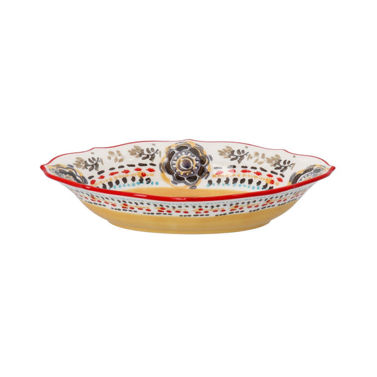 Verano Oval Plate A Yellow