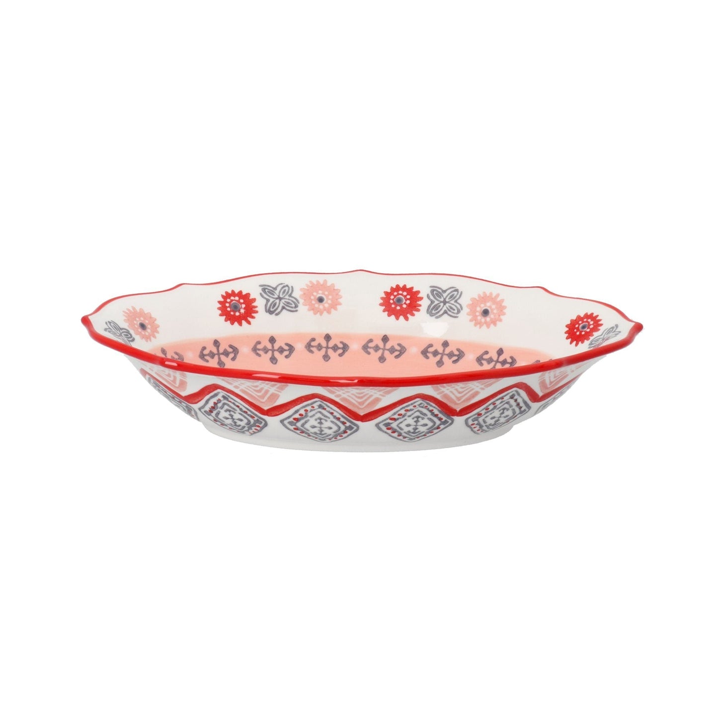 Verano Oval Plate D Pink