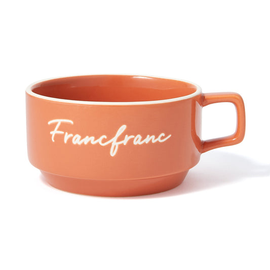 Logo Rim Soup Cup Orange