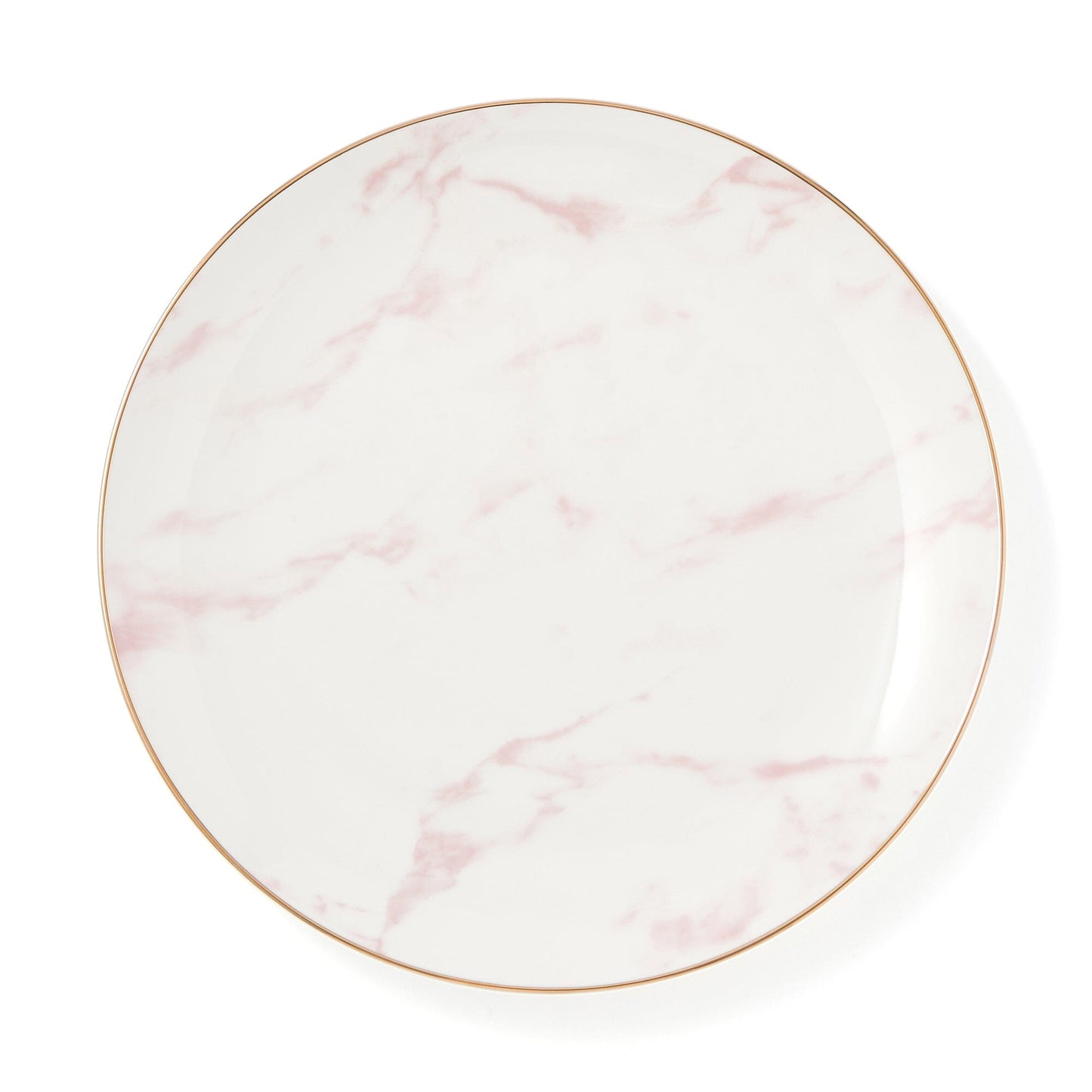 Marble Plate Large Pink