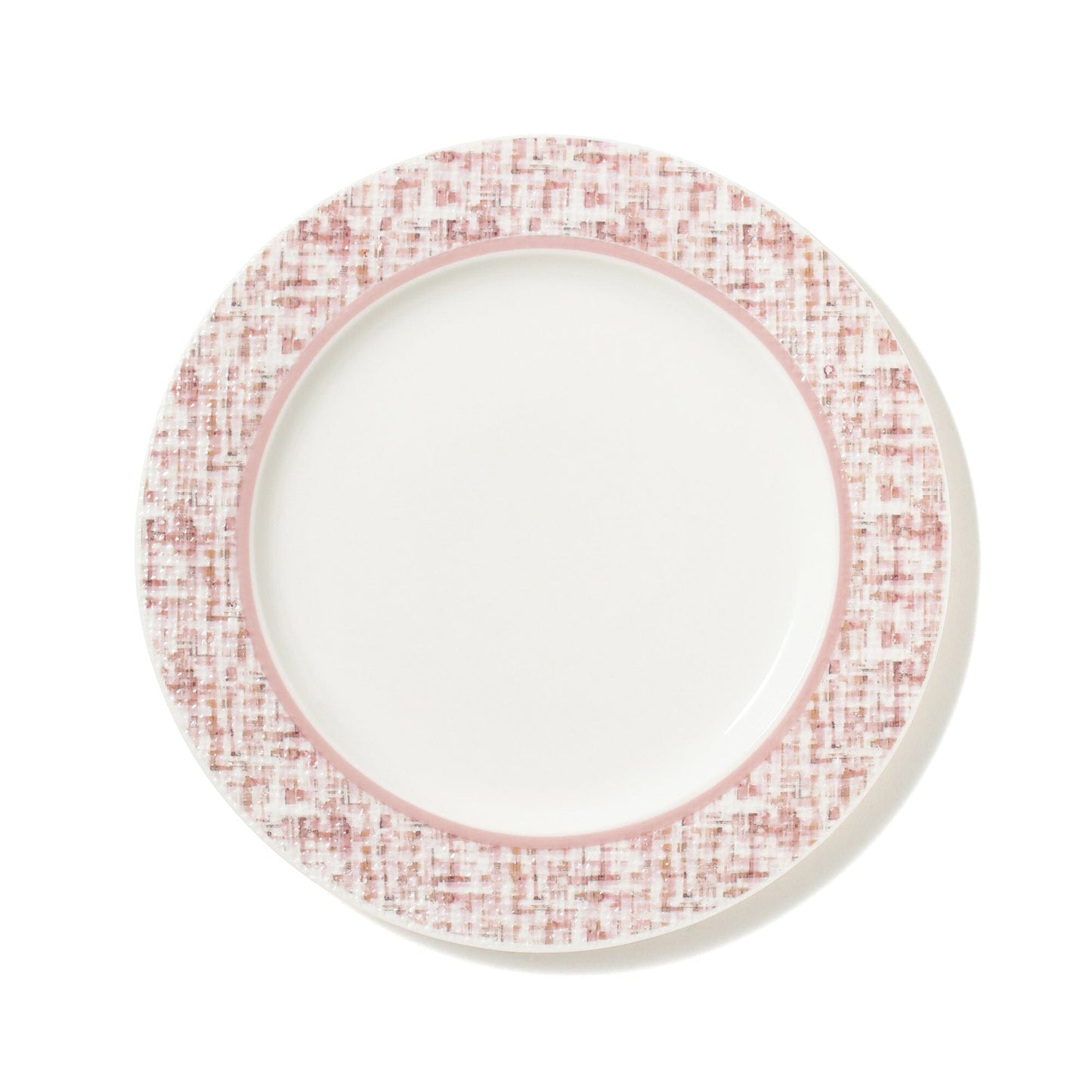 Tweed Plate Small Pink