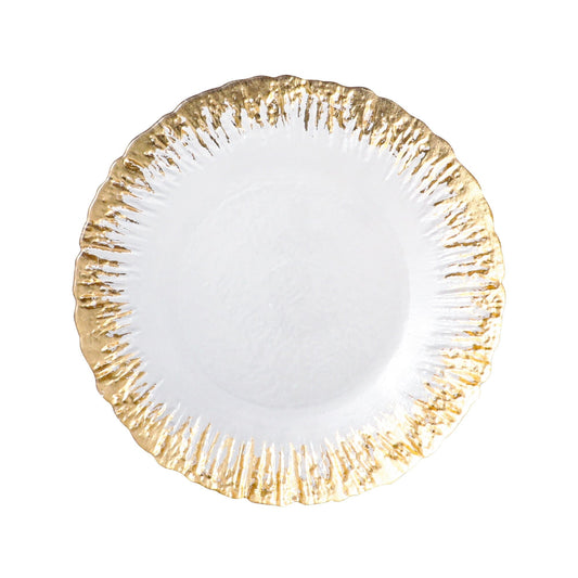 SHINE GLASS Plate M Gold