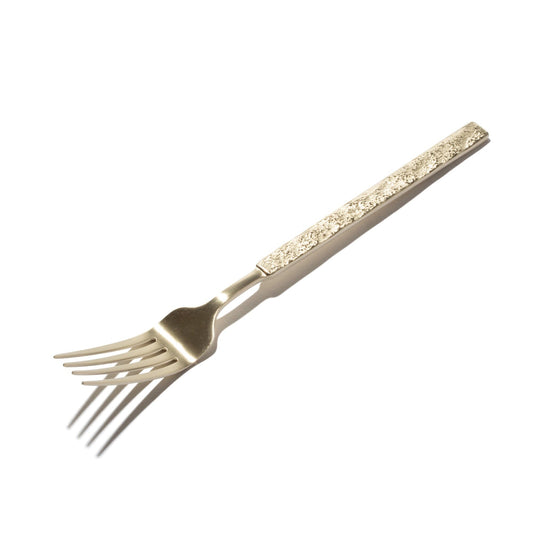 Texture Dinner Fork  Gold