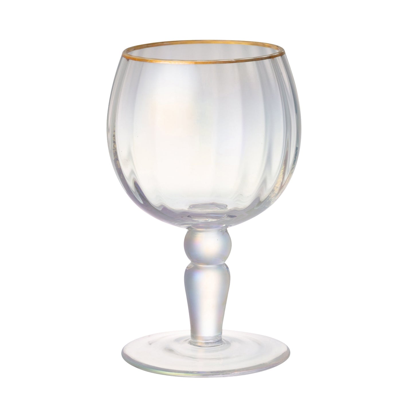 Opal Molded Goblet Clear