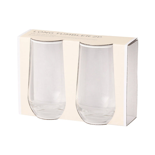 Colorrim Long Tumbler 2P Clear