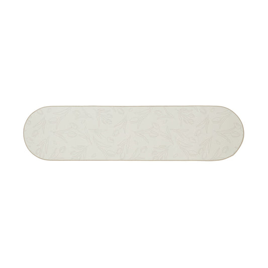 Oval Print Kitchen Mat M Tulip