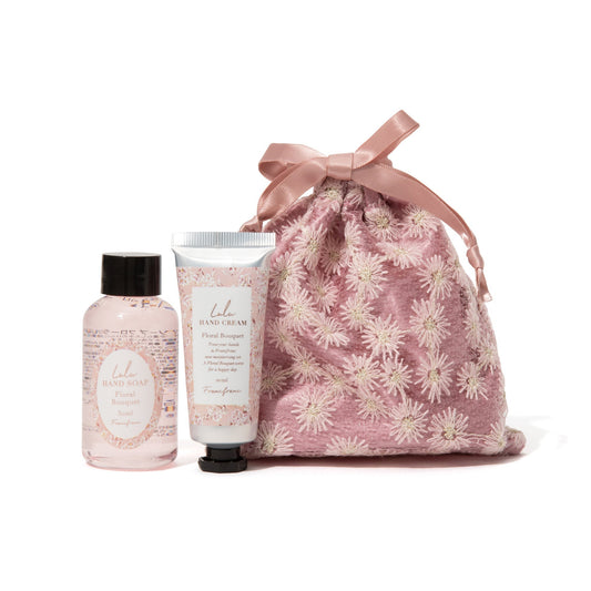 Lulu Hand Care Giftset Flower Pink Xs