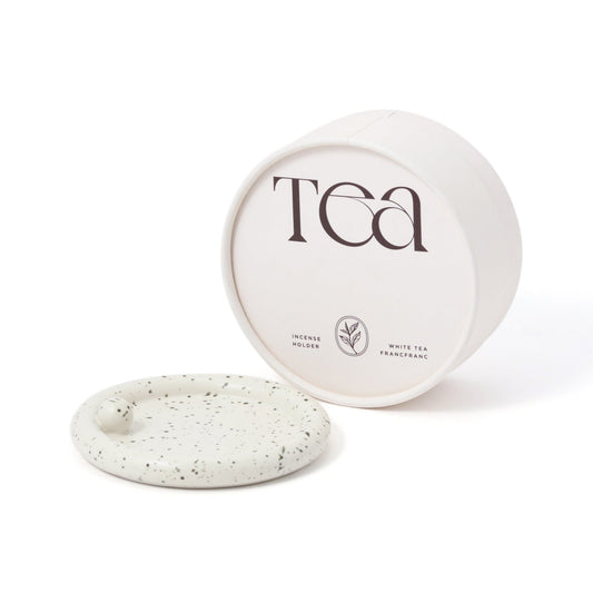 Tea Incense Holder Ivory
