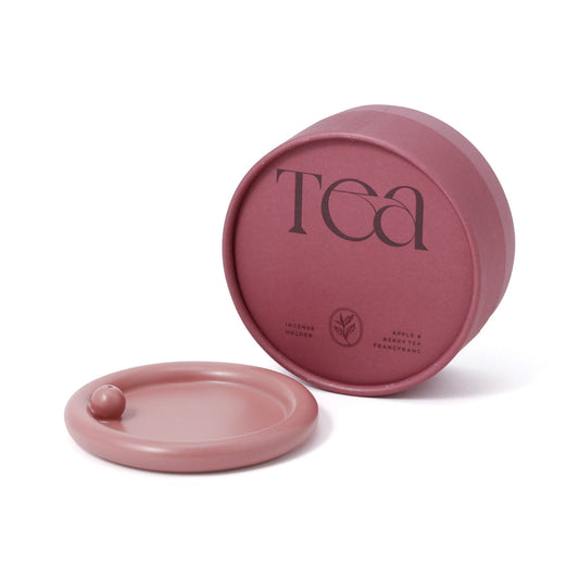 Tea Incense Holder Pink