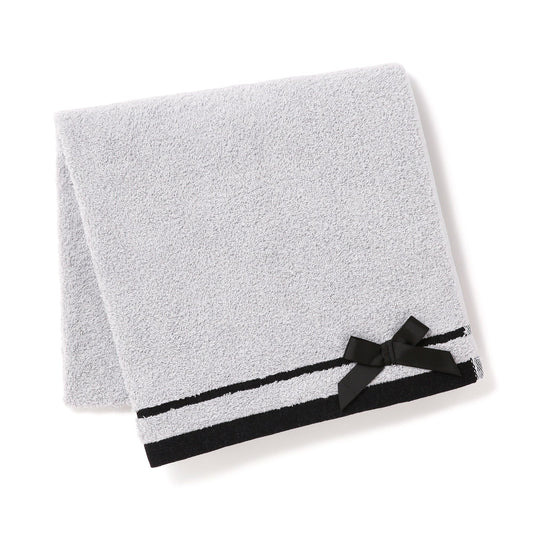 Quick Dry Bath Towel Ribbon Gray