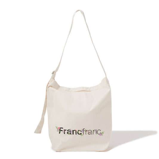 Logo Shoulder Bag Embroidery