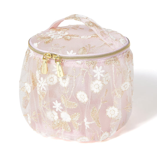 Tulle Vanity Pouch Small Pink