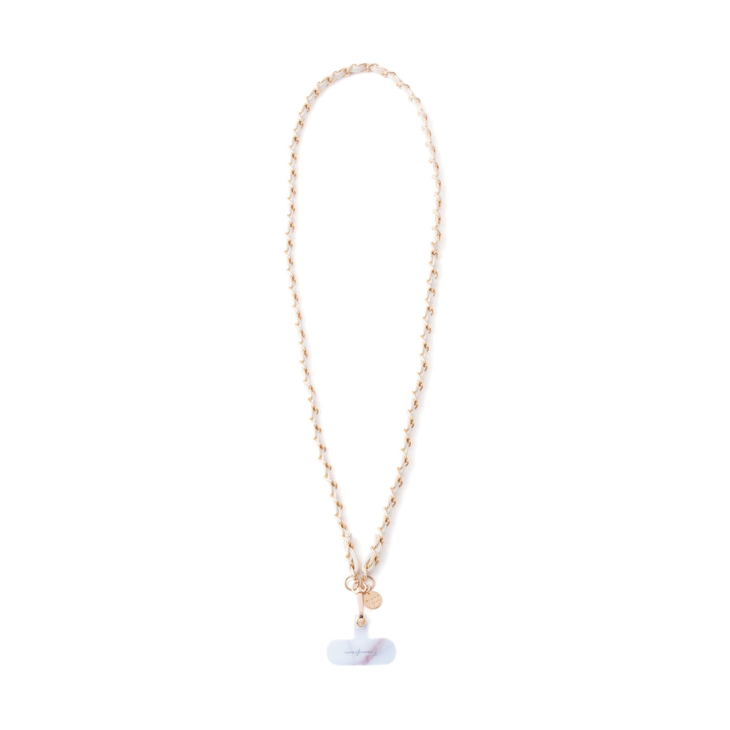 Smartphone Strap Chain White