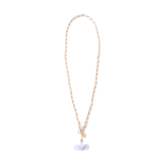 Smartphone Strap Chain White