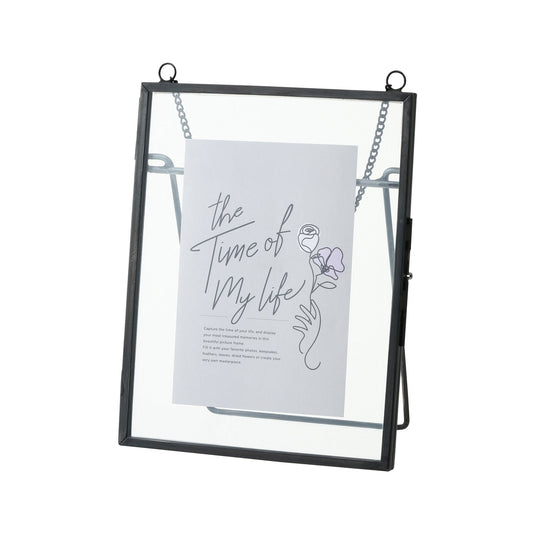 Metal Glass Frame Black