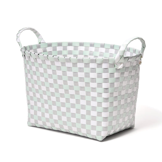 Color Band Basket Gray