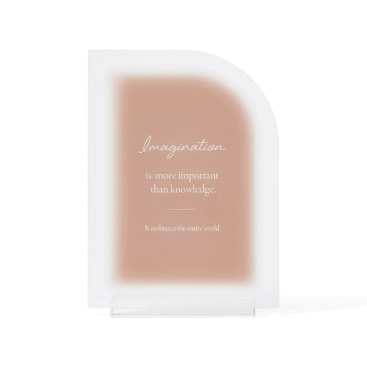 Acrylic Art Board S Beige