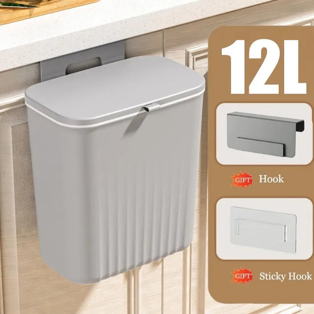 Stylish Recycling Bins Kitchen | Recycling Trash Kitchen 12l Kitchen Wall Mounted