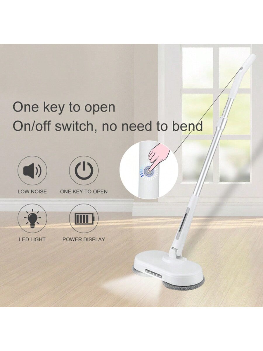 Rotating Mop With Spray Function And Ultra-Fine Fiber Mop Pad For Floor Cleaning